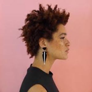 Melody Ehsani Earrings - Pink and Black Drops NEW!